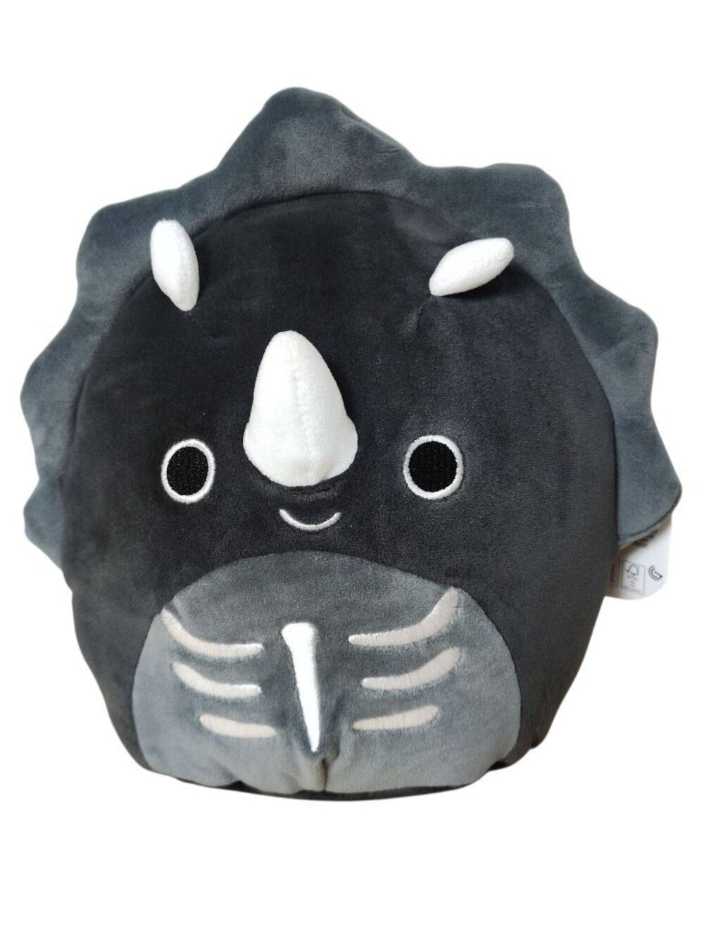 Squishmallows Diesel Skeleton Triceratops Halloween 8 Inch Plush NWT